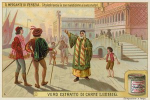 Shylock, Bassanio og Antonio af European School