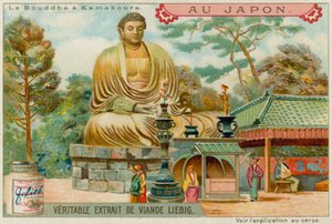 Statue af Buddha i Kamakura af European School