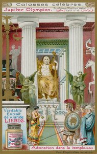 Statue af Jupiter af Phidias af European School