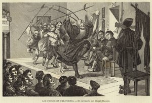 Kineserne i Californien - Scenen i Theatre Royal af European School