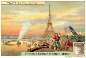 Eiffeltårnet, Paris (chromolitho) af European School