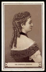 Kejserinde Eugenie (litho) af European School