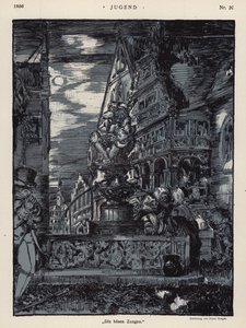 De onde tunger (litho) af European School