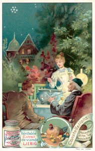 Plejaderne (chromolitho) af European School