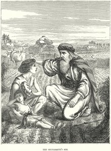 Shunammitens søn (gravering) af European School