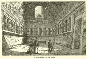 Tepidarium ved badene (gravering) af European School