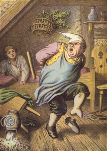 De tre brødre (farve litho) af European School
