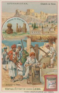 Shah Rukhs grav og Herats by og våbenkammer af European School