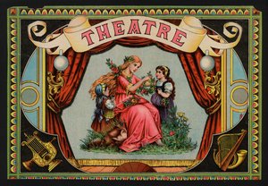Teater (farve litho) af European School