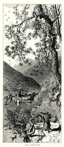 Torno, Comosøen (gravering) af European School