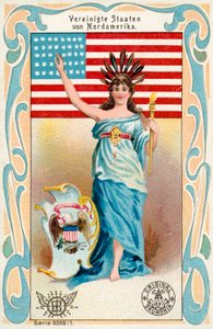 USA (chromolitho) af European School