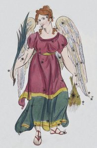 Jomfruen (farve litho) af European School