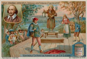 William Shakespeare i A Midsummer Nights Dream af European School
