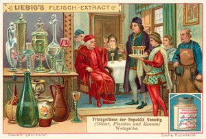 Vinsmagning i Republikken Venedig (chromolitho) af European School