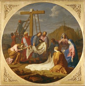 Nedlæggelsen fra korset - Nedlæggelsen ... af Eustache (studio of) Le Sueur