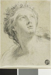 Hoved af en kvinde af Eustache Le Sueur
