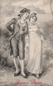 Flirtende par af Eva Hollyer