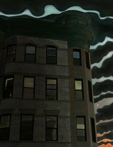 13th Street ved 7th Avenue, Brooklyn (digital kunst) af Evan Sklar