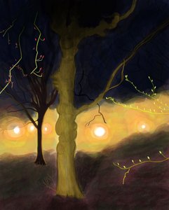 5:20 A.MProspect Park, Brooklyn (digital kunst) af Evan Sklar
