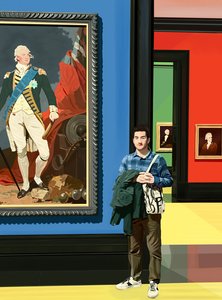 Emmitt, National Portrait Gallery, London, 2025 (digital kunst) af Evan Sklar