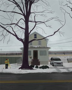 Jamaica, Queens (digital kunst) af Evan Sklar