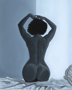 Nøgen, Brooklyn (digital kunst)