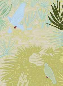 Duer i Barcelona Park, 2025 (digital kunst)