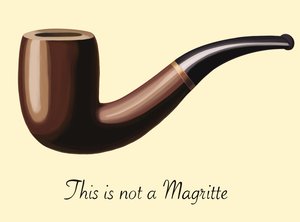 This Is Not A Magritte, 2025 (digital kunst)