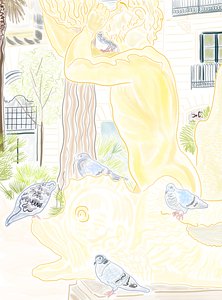 Triton, Barcelona, 2025 (digital kunst) af Evan Sklar