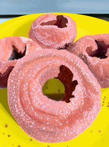 Kanel- og sukkerdoughnuts (digital kunst) af Evan Sklar