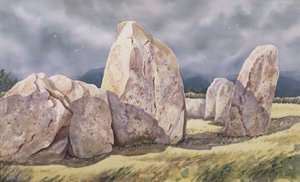 Stenene i Castlerigg, Cumbria af Evangeline Dickson