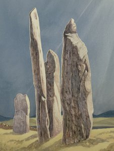 Høje sten i Callanish, Isle of Lewis af Evangeline Dickson