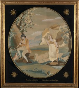 Hyrdinden i Alperne, ca. 1812. af Evelina Hull