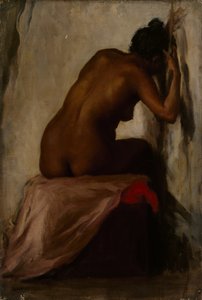 Siddende kvinde, ca. 1898 [LDUCS-5186]