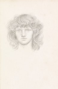 Hovedet af en pige af Evelyn De Morgan