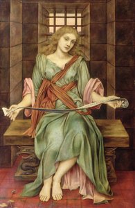 Sjælens fængselshus, 1888 af Evelyn De Morgan