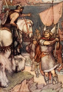 Warden udfordrer Beowulf af Evelyn Paul