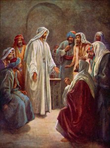 The Risen Lord (farve litho) af Evelyn Stuart Hardy