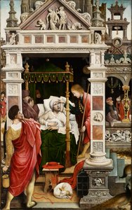 Scene fra Saint Rochs liv, 1517.