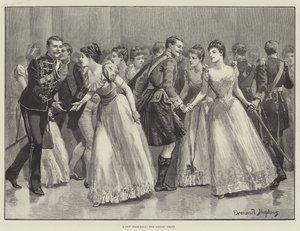 Et nytårsbal, damekæden af Everard Hopkins