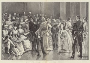 Et statsbal i Buckingham Palace