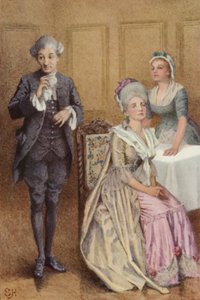 Illustration til A Sentimental Journey af Laurence Sterne