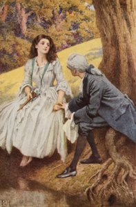 Illustration til A Sentimental Journey af Laurence Sterne af Everard Hopkins