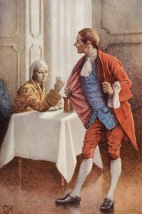 Illustration til A Sentimental Journey af Laurence Sterne af Everard Hopkins