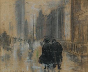 Fifth Avenue af Everett Shinn