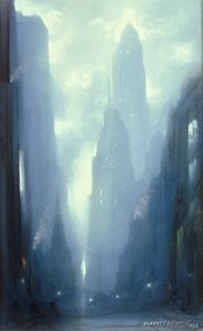 New York om natten af Everett Shinn
