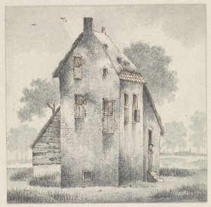 Højt hus i Zoelmond, i Betuwe af Evert Doublet