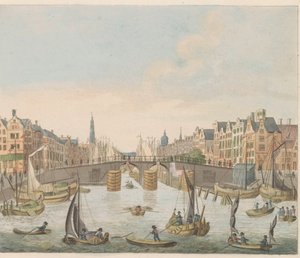 Udsigt over Nieuwe-broen, ca. 1810-1813 Vue du Pont-Neuf, præmie de l