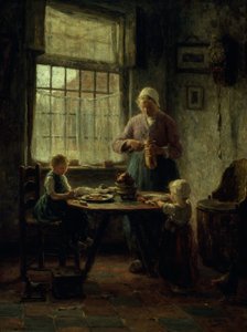 A Family Meal, ca. 1890 (olie på lærred)