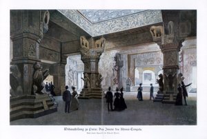 Khmer-templet, Paris verdensudstilling, 1889, 1900.
